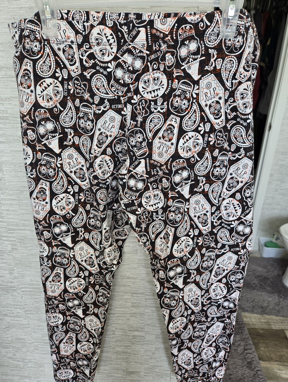 Womens Halloween Design Stretch Pants